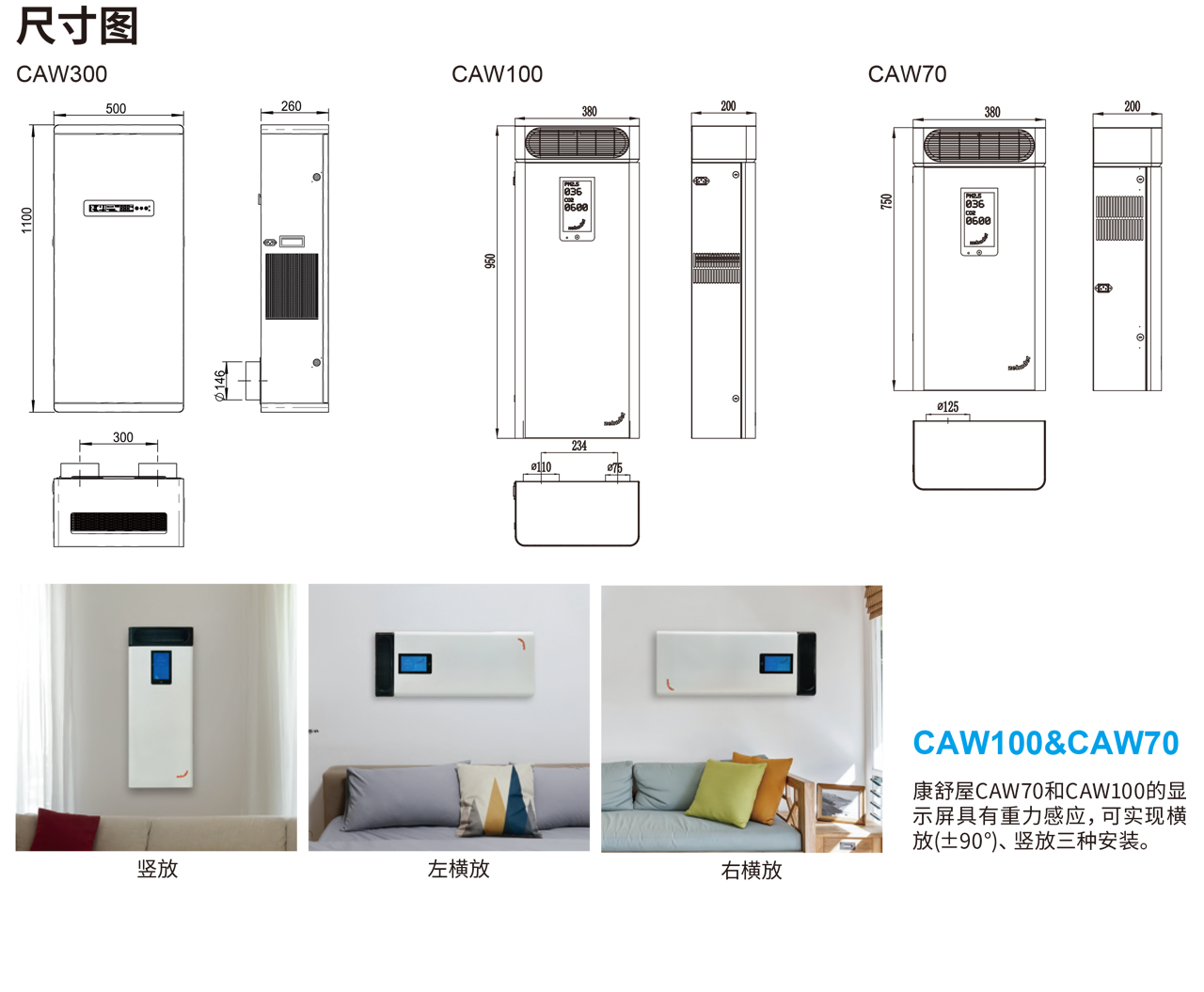 森德康舒屋壁掛式新風機